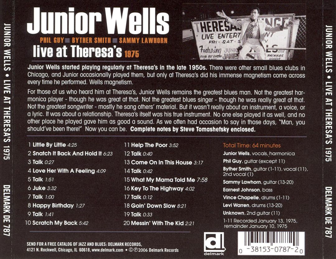 Live at Theresa's 1975 cover art