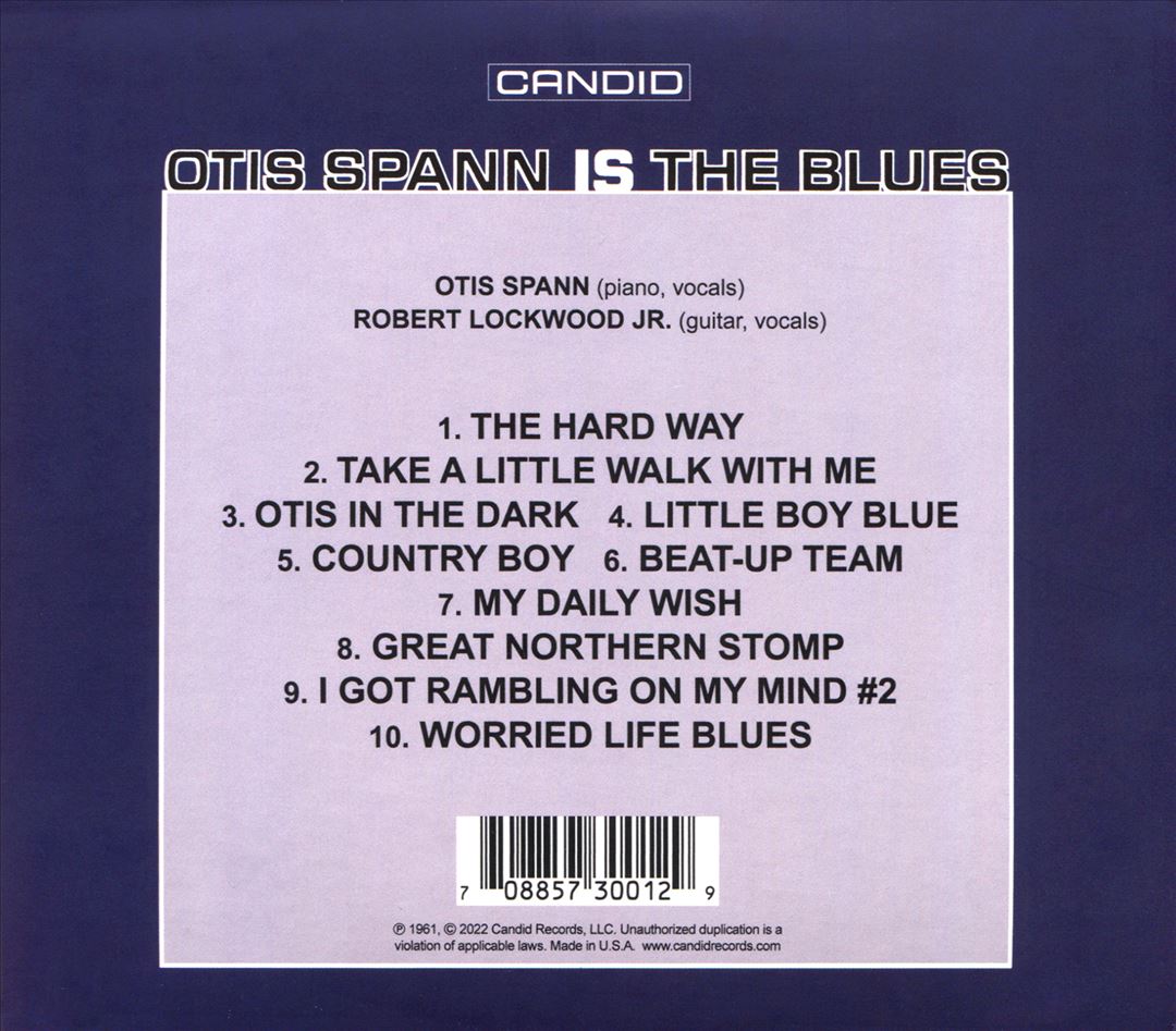 Otis Spann Is the Blues cover art