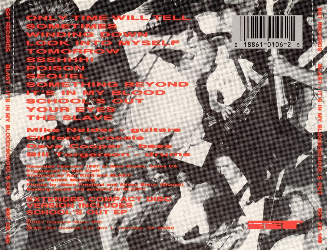 It's in My Blood cover art