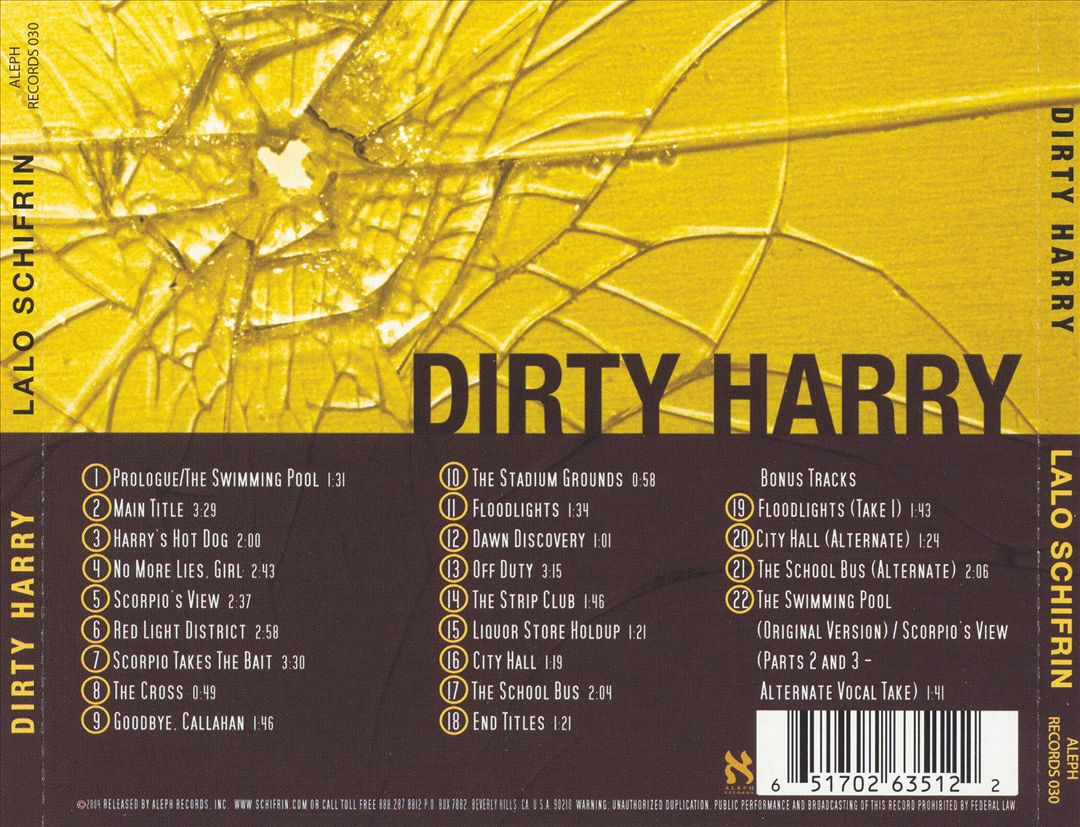 Dirty Harry [Original Score] cover art
