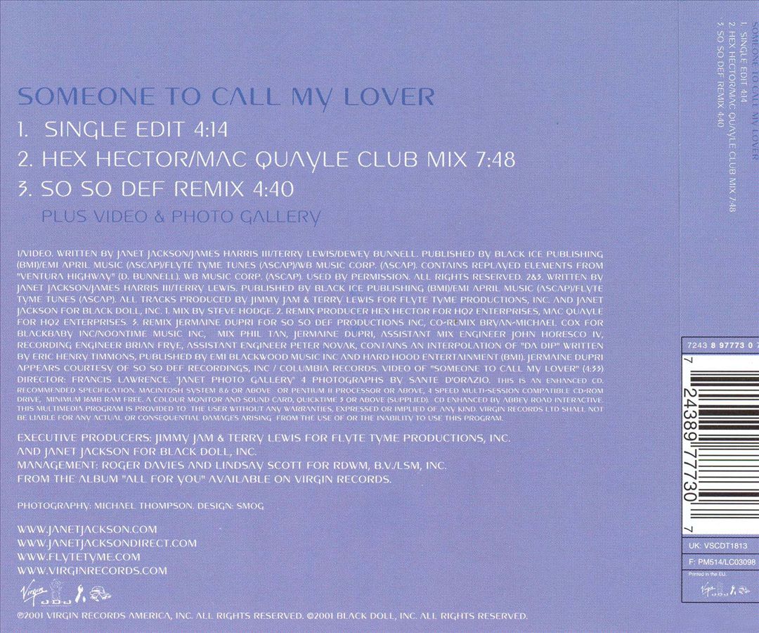 Someone to Call My Lover, Pt. 2 [#2] cover art