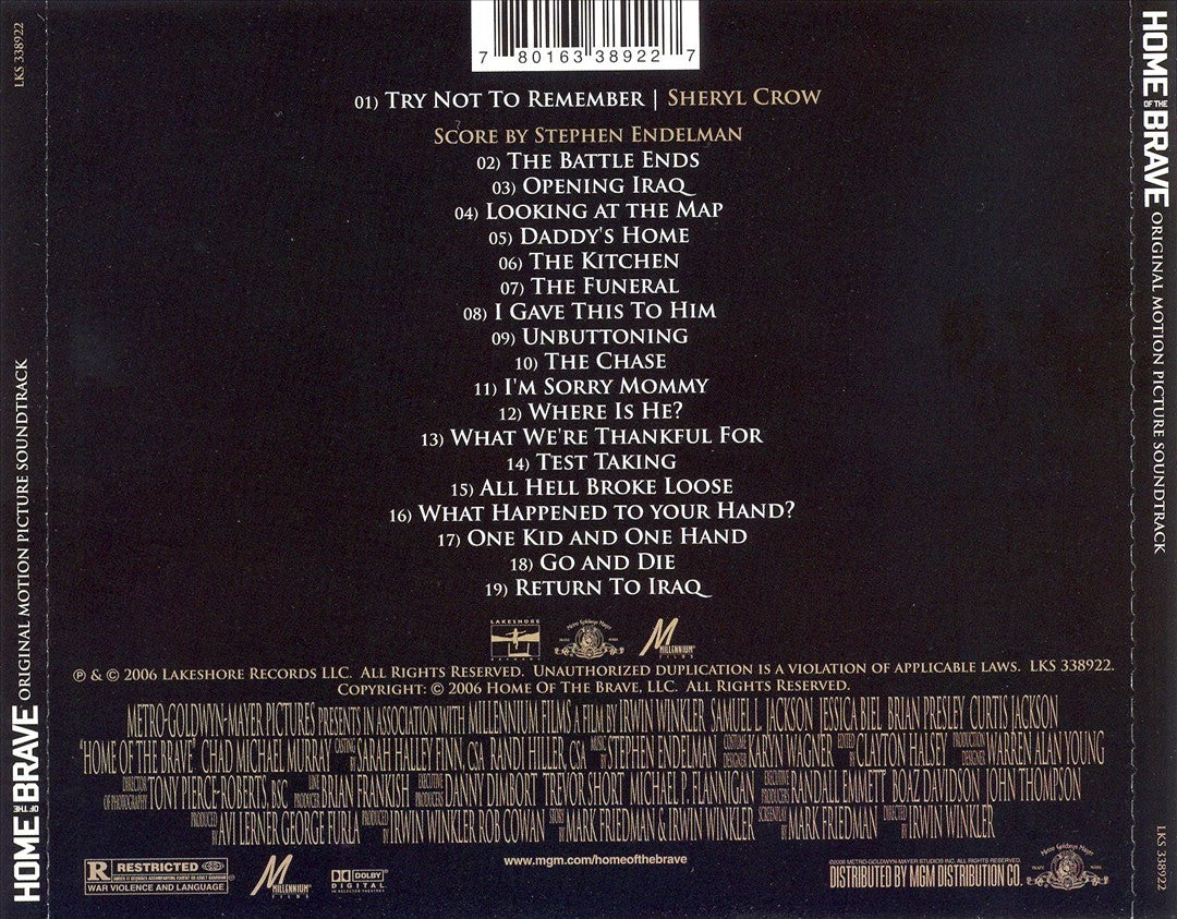 Home of the Brave [2006 Soundtrack] cover art