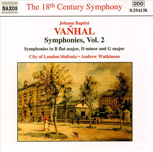 Johann Baptist Vanhal: Symphonies, Vol. 2 cover art