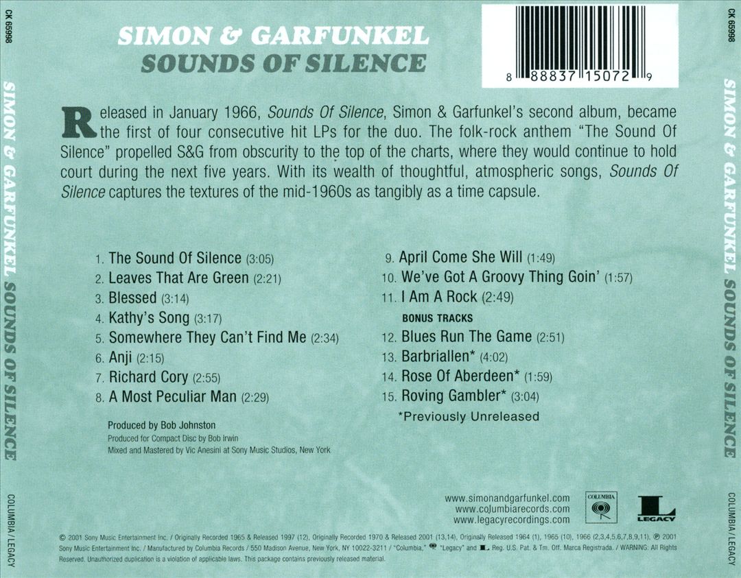 Sounds of Silence cover art
