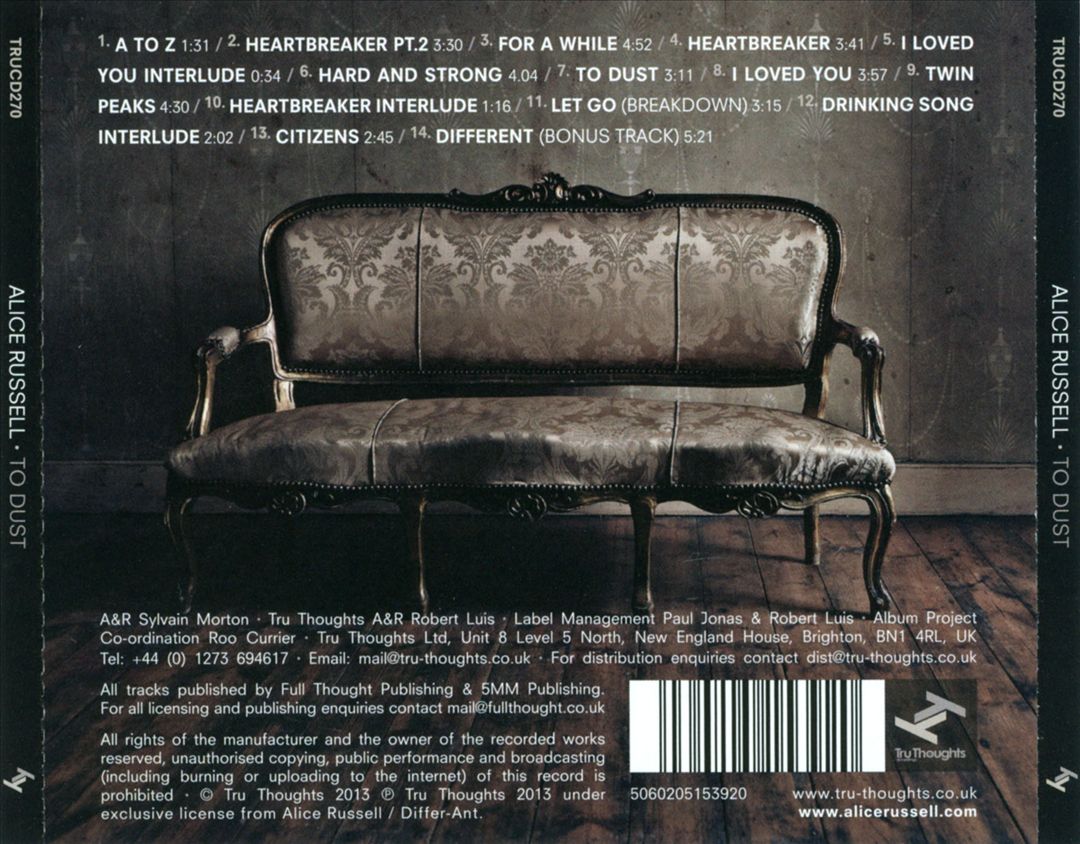 To Dust cover art