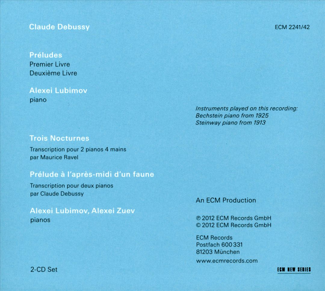 Debussy: Préludes cover art