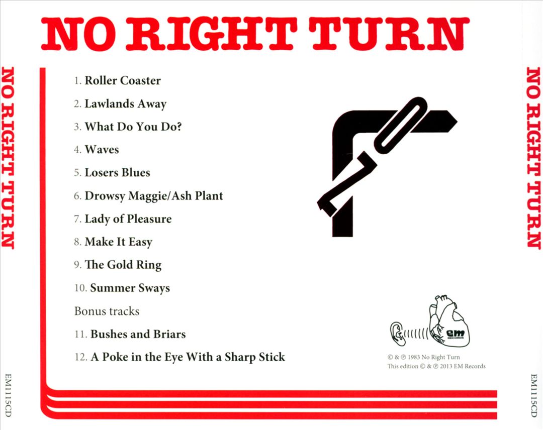 No Right Turn cover art