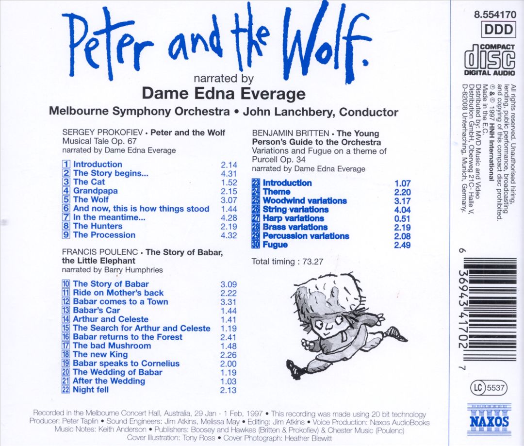 Prokofiev: Peter and the Wolf cover art