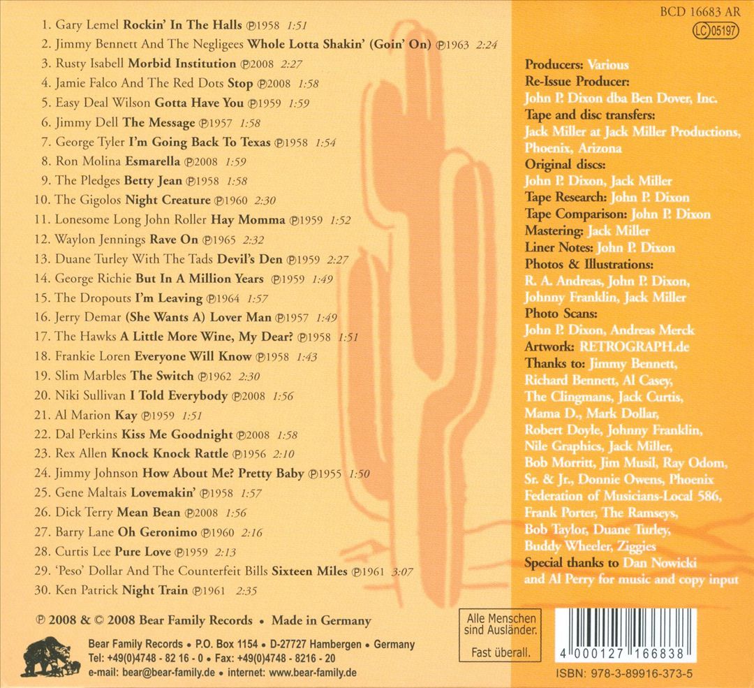 Rockin' and Boppin' in the Desert cover art