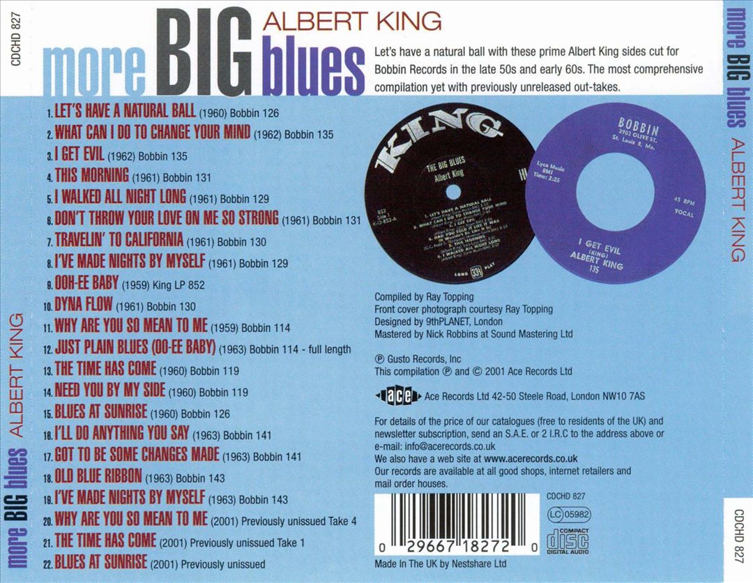 More Big Blues of Albert King cover art