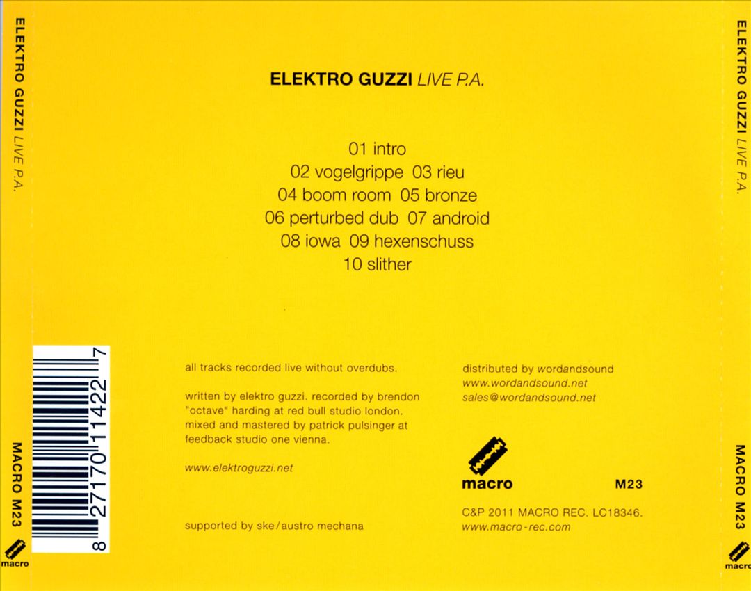 Live P.A. cover art