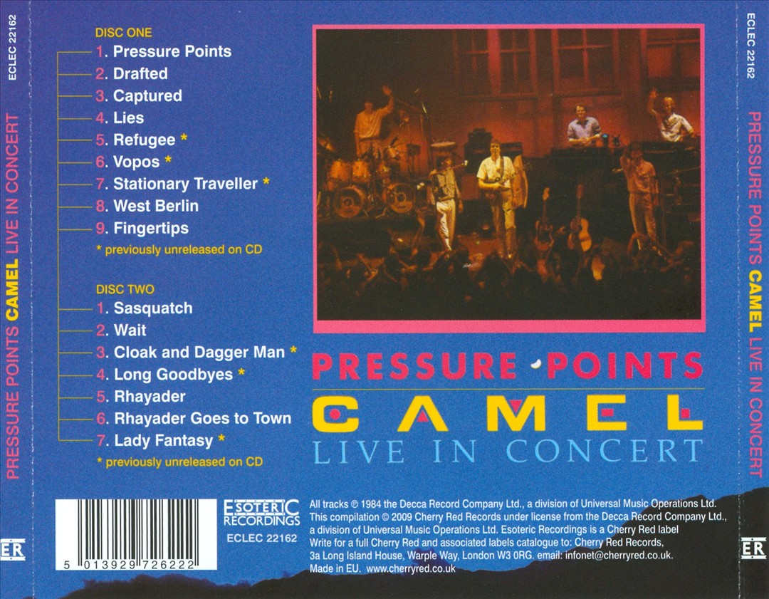 Pressure Points: Live in Concert cover art