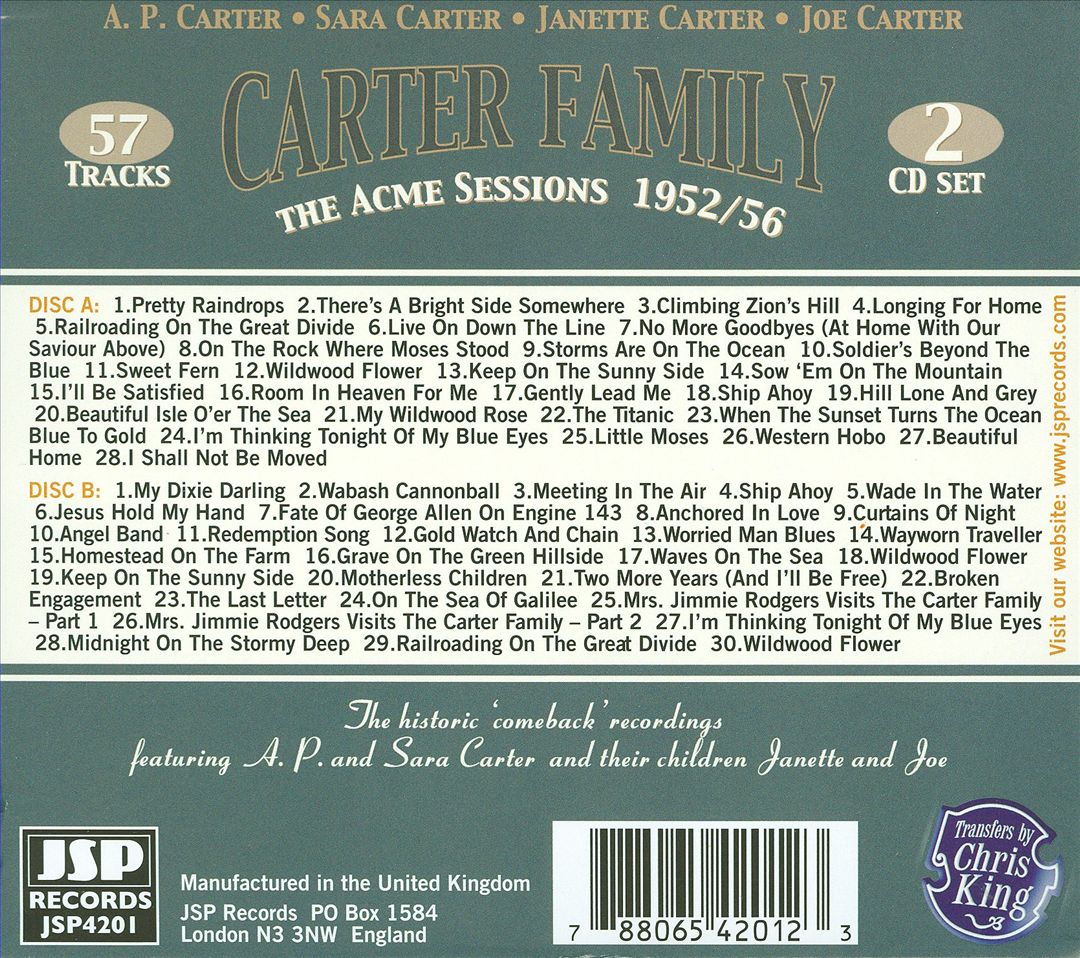 Acme Sessions, 1952-56 cover art