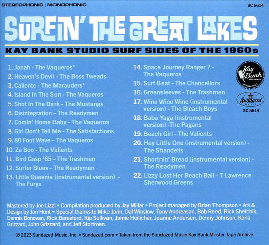 Surfin' The Great Lakes: Kay Bank Studio Surf Sides Of The 1960s cover art