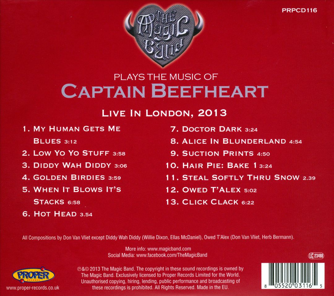 Plays the Music of Captain Beefheart cover art