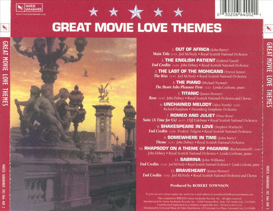 Great Movie Love Themes: Five Star Collection cover art