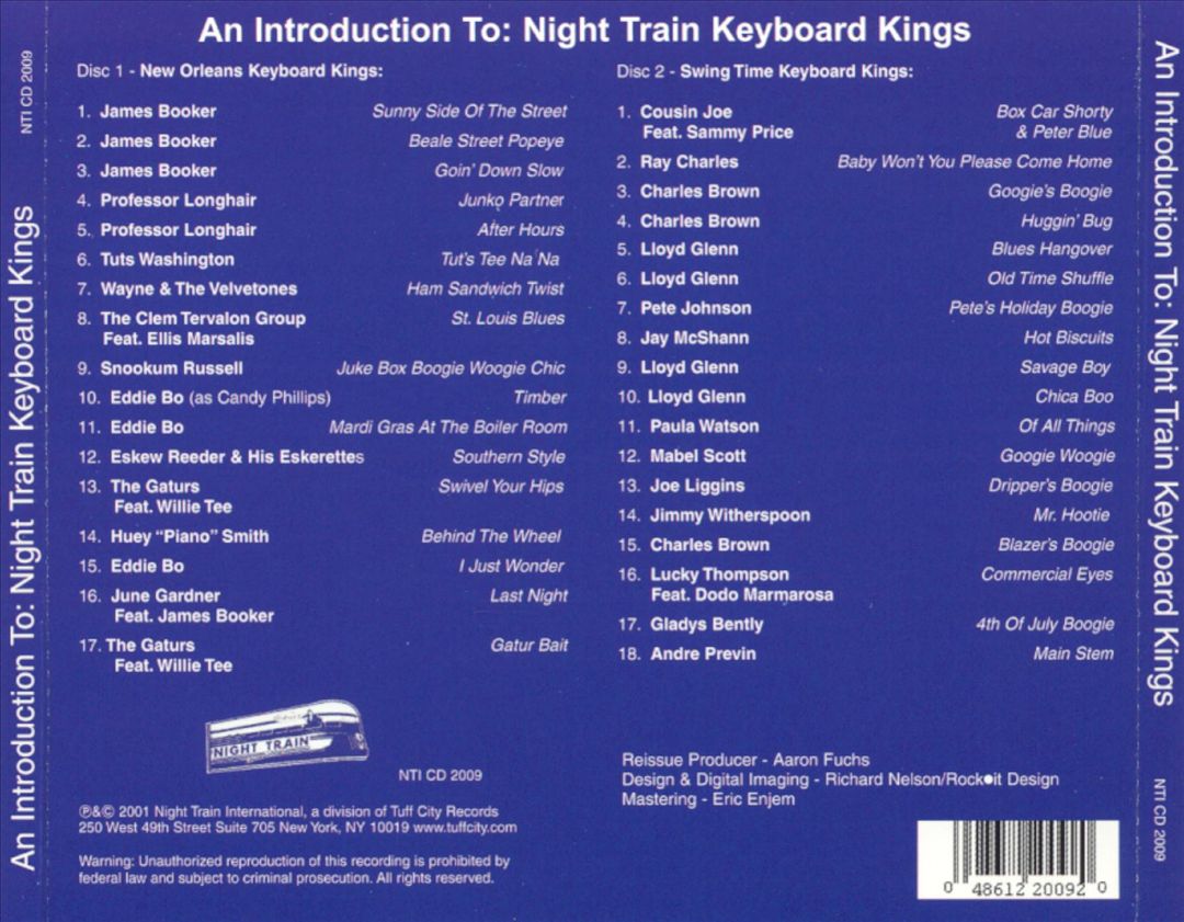 Introduction To: Night Train Keyboard Kings cover art