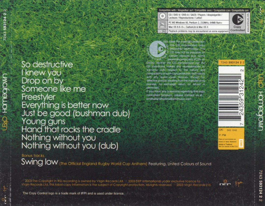 Homegrown cover art