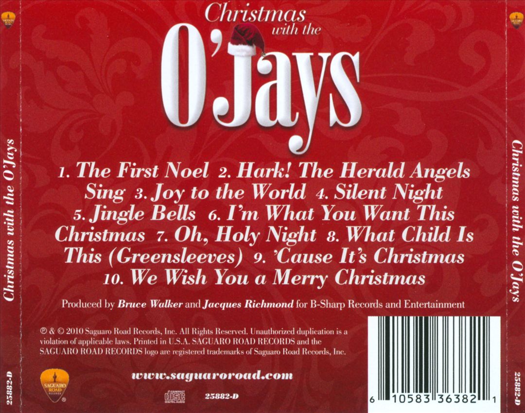 Christmas with the O'Jays cover art