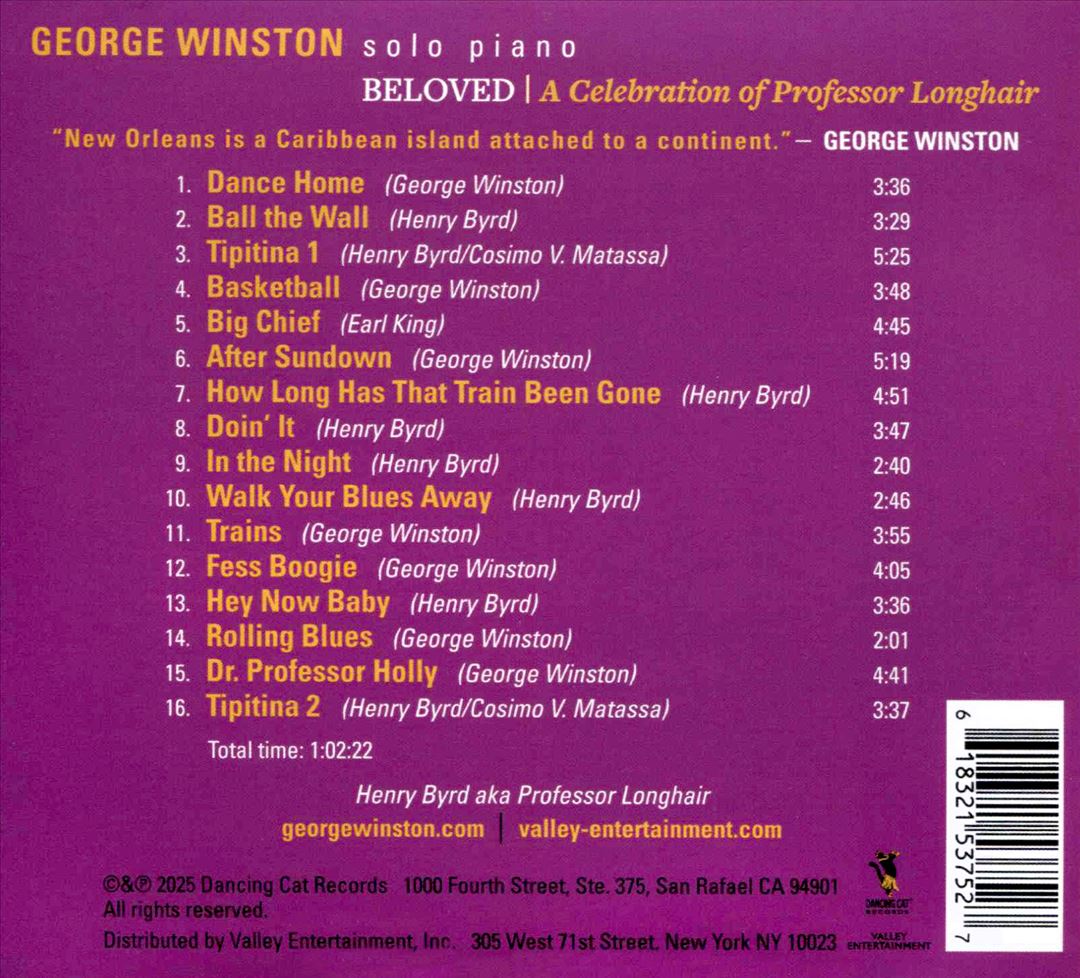 Beloved: A Celebration of Professor Longhair cover art
