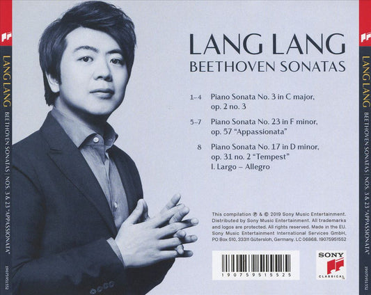 Beethoven: Sonatas Nos. 3 & 23 'Appassionata' cover art