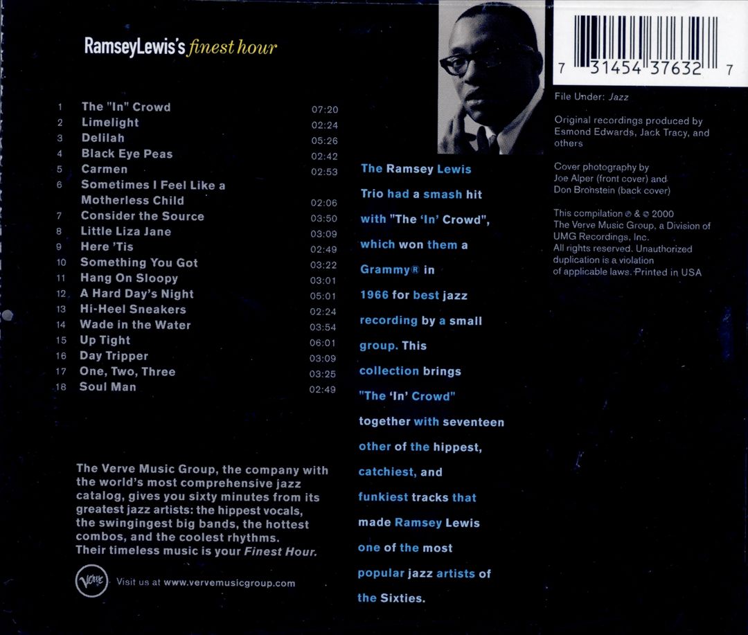 Ramsey Lewis's Finest Hour cover art