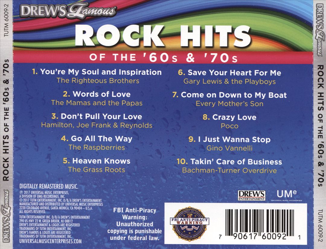 Rock Hits of the '60s and '70s cover art
