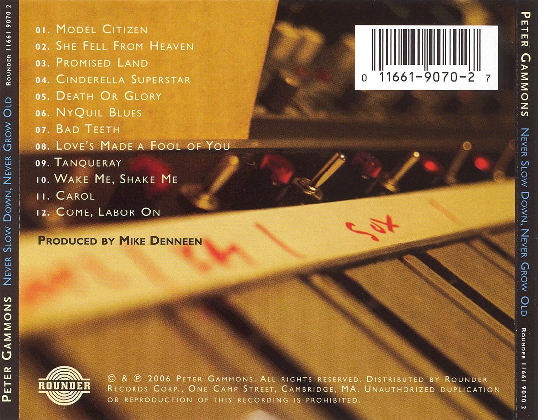 Never Slow Down, Never Grow Old cover art