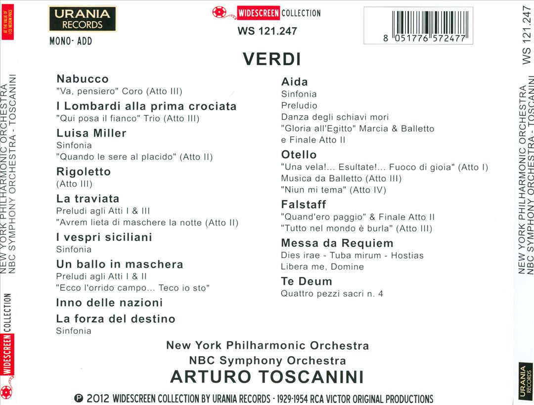 Arturo Toscanini: The Great Recordings 1929-1954 cover art