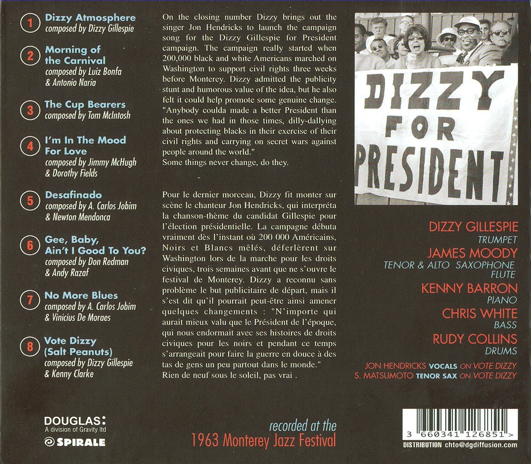 Dizzy for President cover art