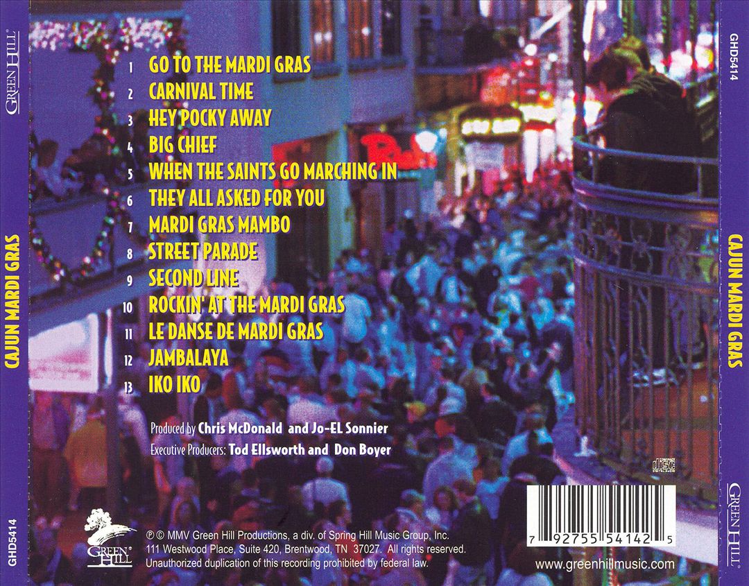 Cajun Mardi Gras cover art