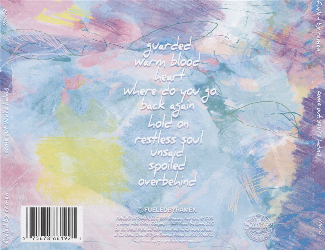 come out. you're hiding cover art