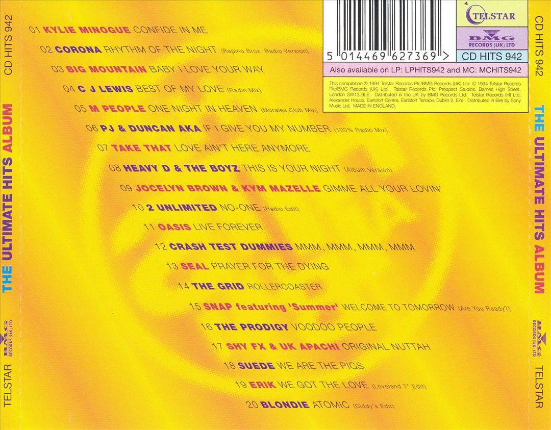 Ultimate Hits '94, Vol. 2 cover art