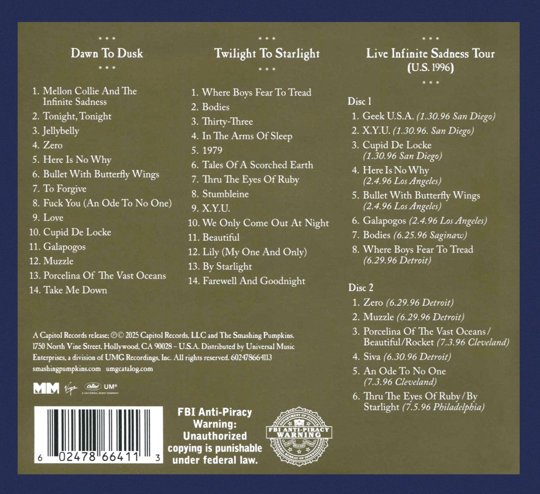 Mellon Collie and the Infinite Sadness [30th Anniversary Super Deluxe Edition] cover art