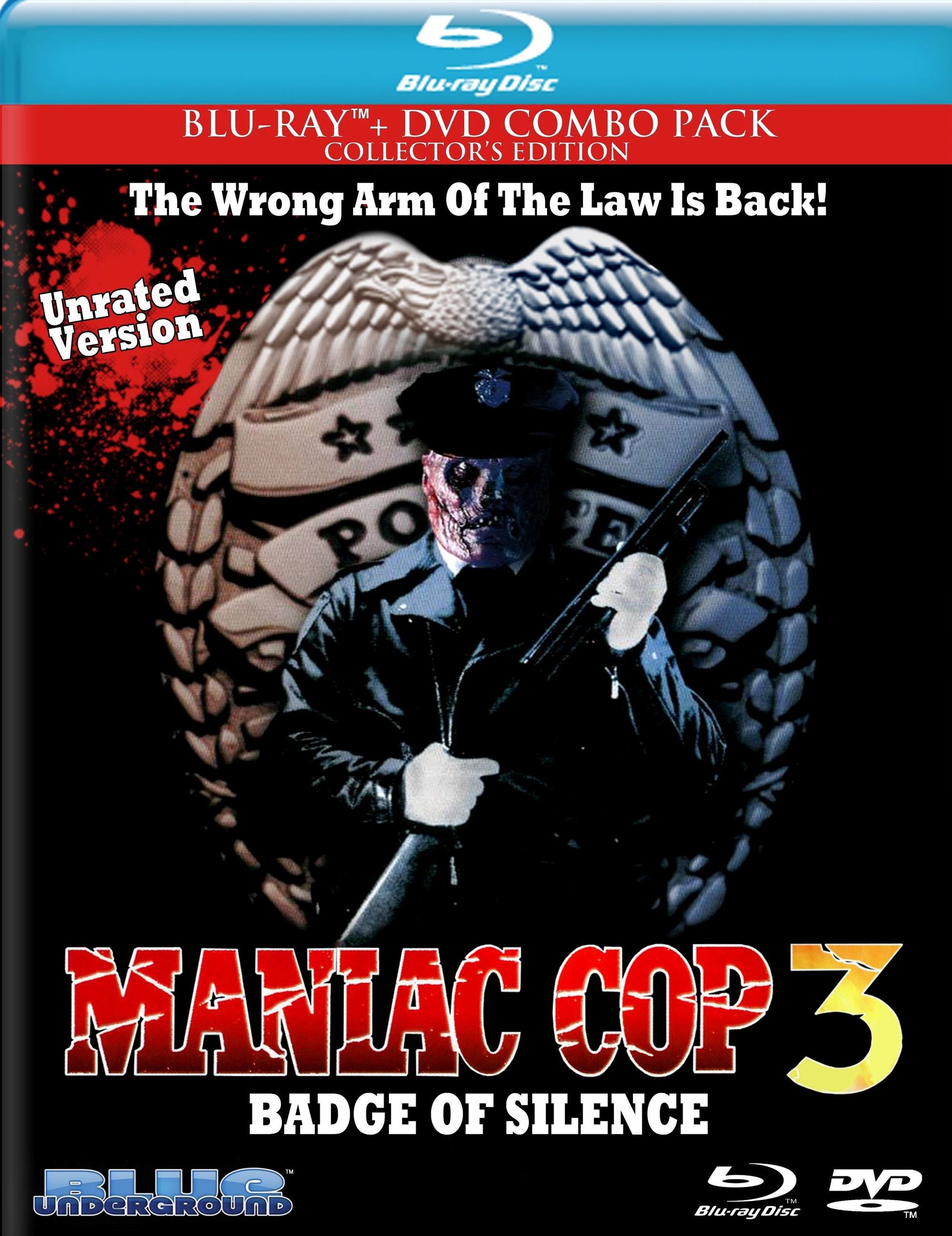 Maniac Cop 3: Badge of Silence [2 Discs] [Blu-ray/DVD] cover art