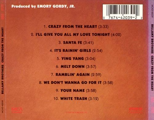 Crazy from the Heart cover art