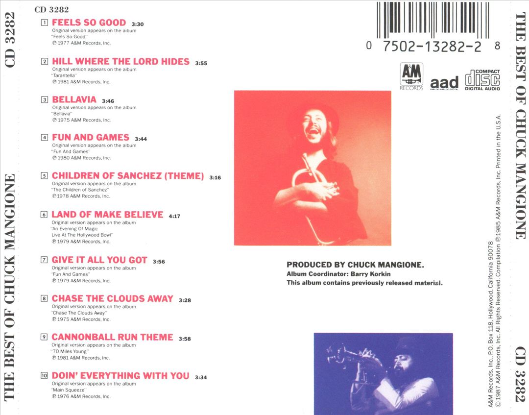 Best of Chuck Mangione [A&M] cover art