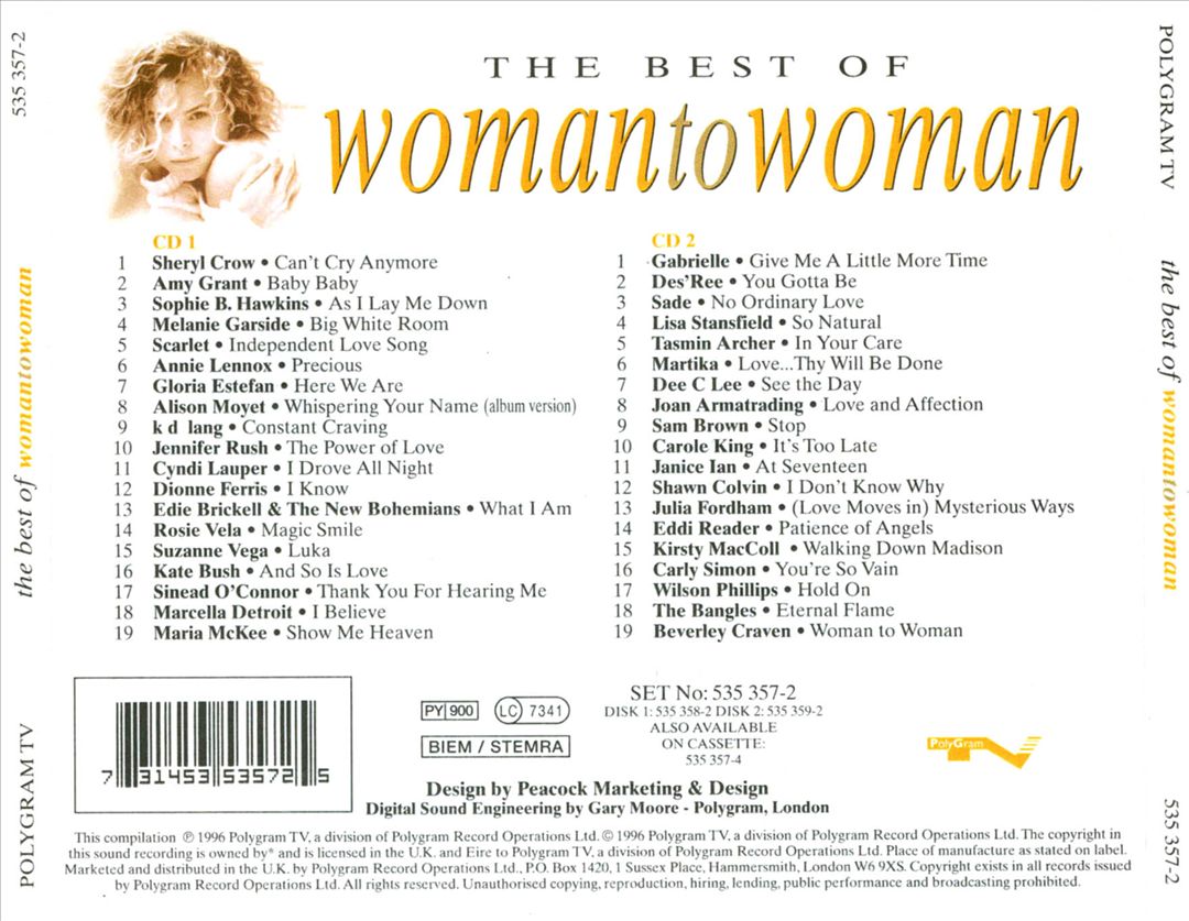 Best of Woman to Woman cover art