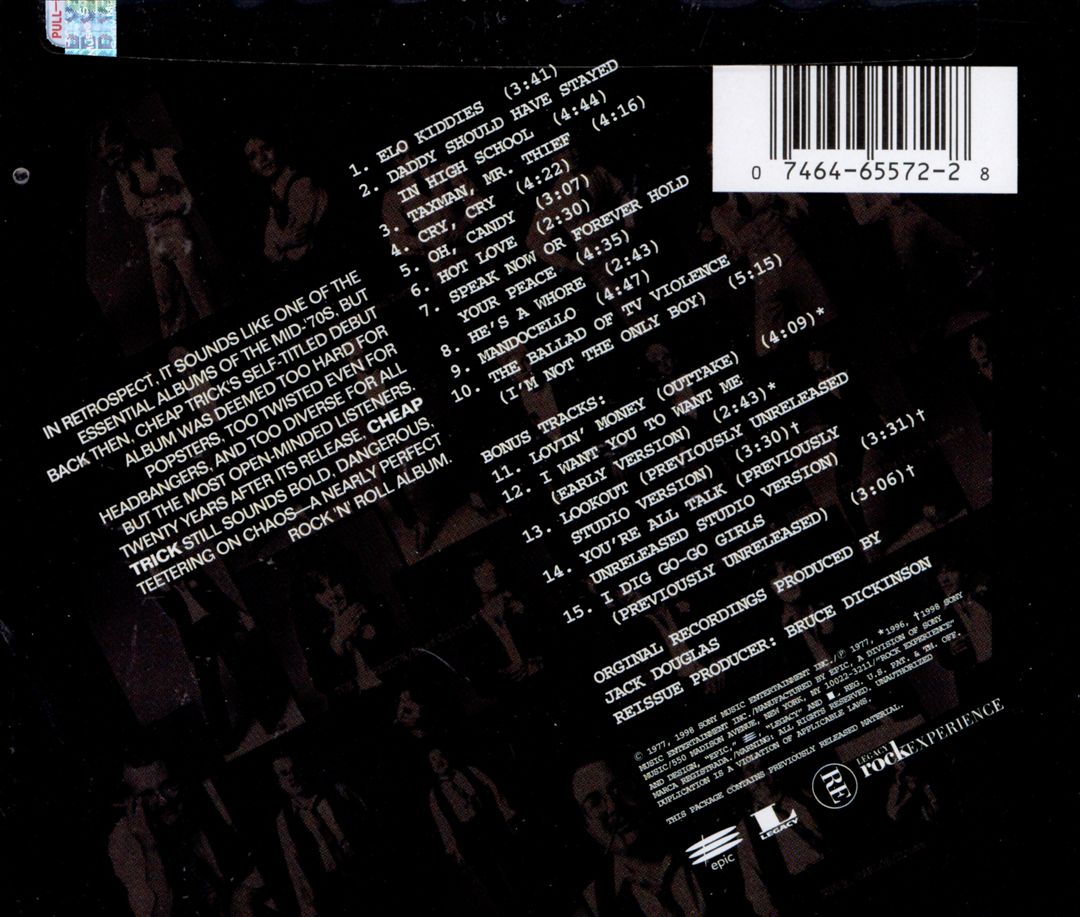 Cheap Trick [Bonus Tracks] cover art