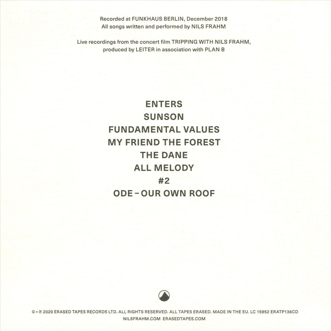 Tripping With Nils Frahm cover art