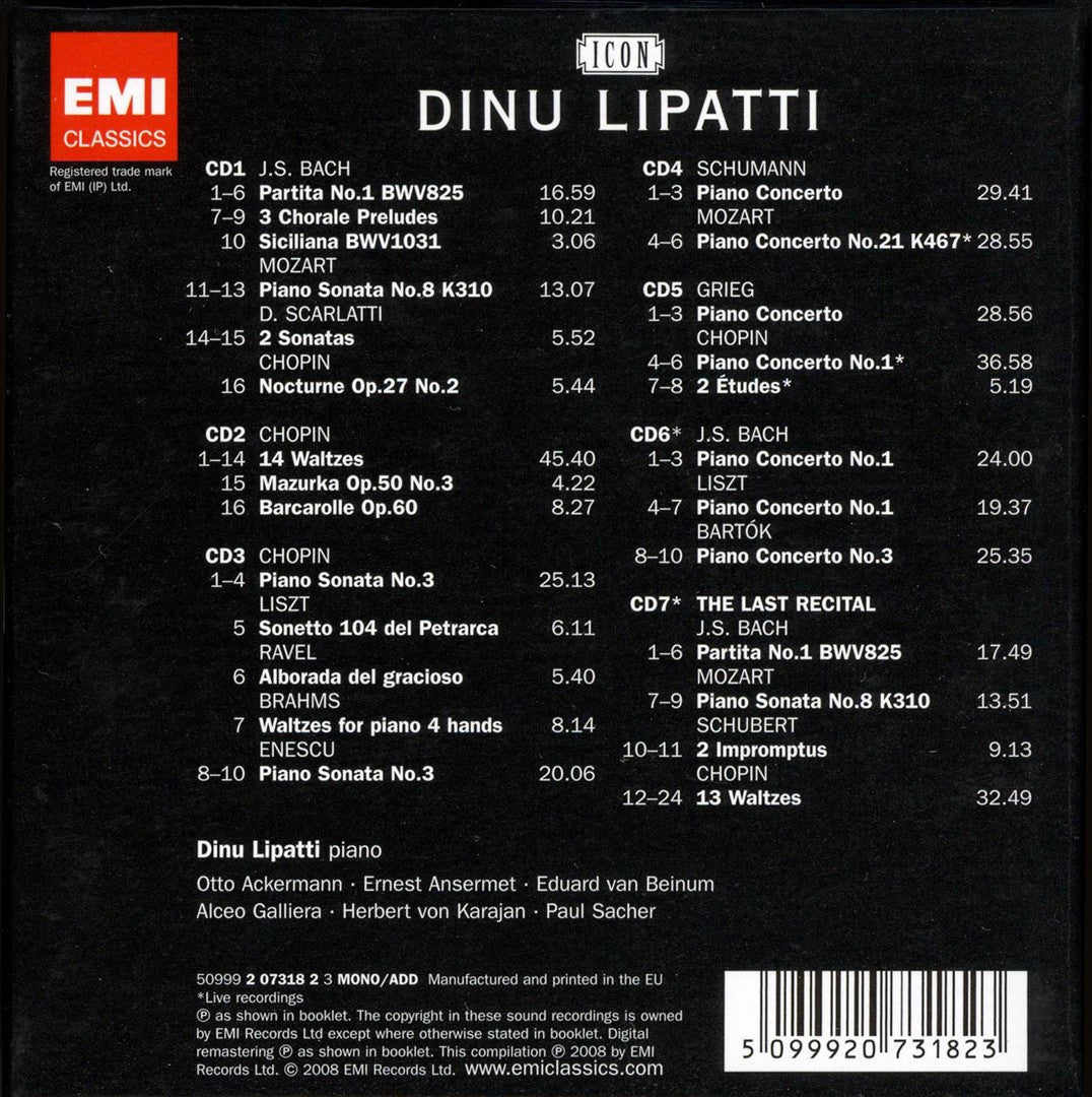 Icon: Dinu Lipatti cover art