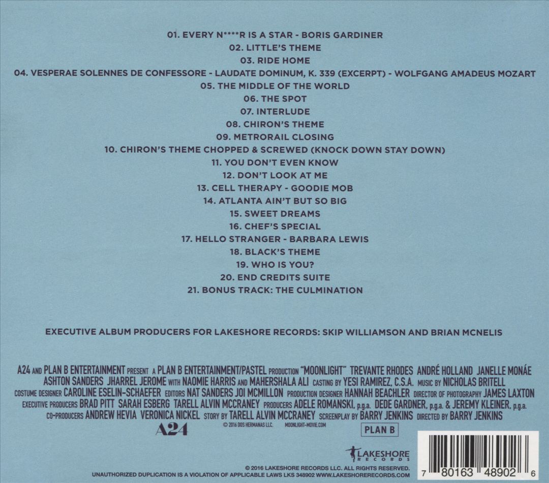 Moonlight [Original Motion Picture Soundtrack] cover art