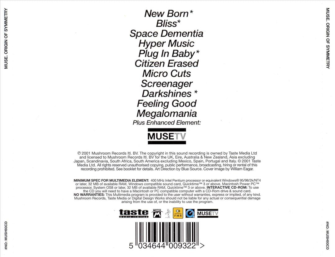 Origin of Symmetry cover art