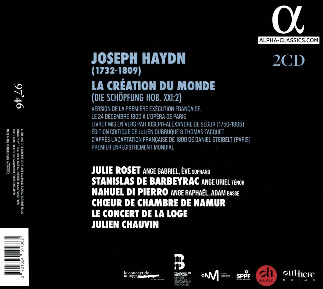 Haydn: La Creation du monde cover art
