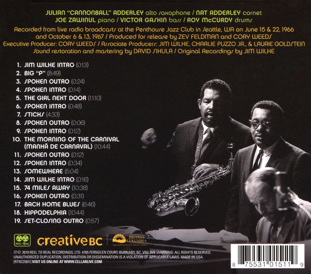 Swingin' in Seattle: Live at the Penthouse 1966-1967 cover art