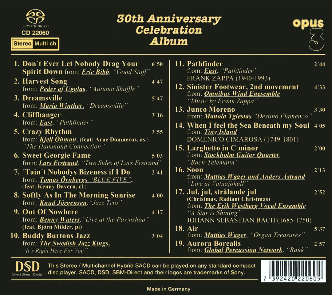 30th Anniversary Celebration Album cover art