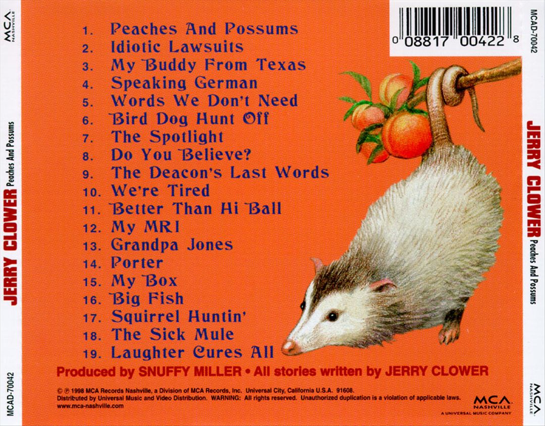 Peaches & Possums cover art