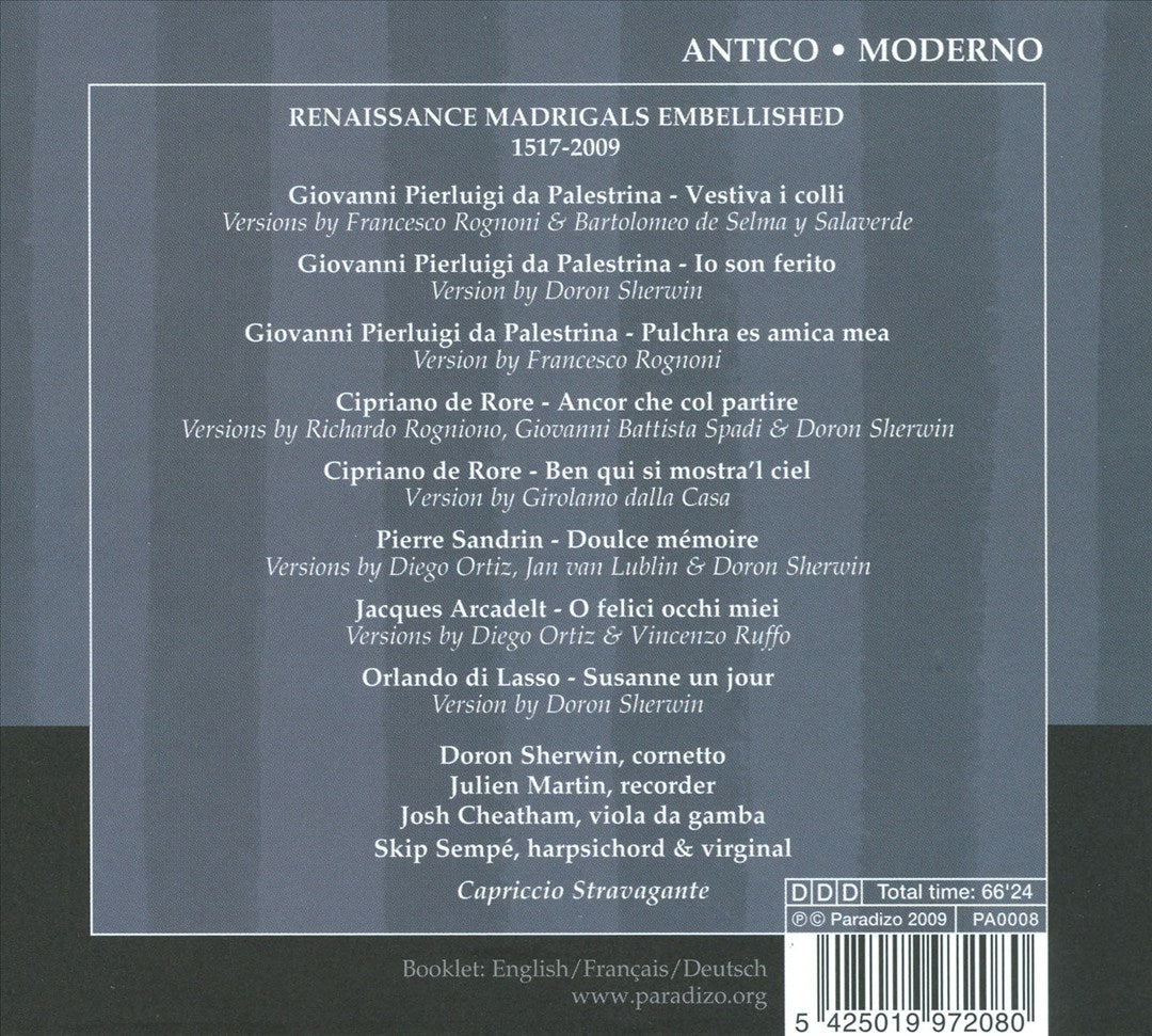 Antico Moderno cover art