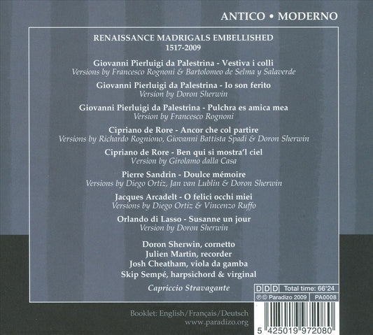 Antico Moderno cover art