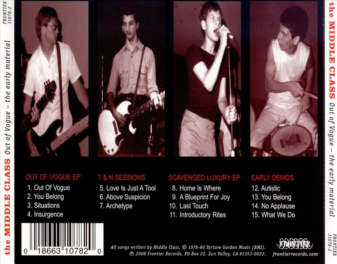Out of Vogue: The Early Material cover art